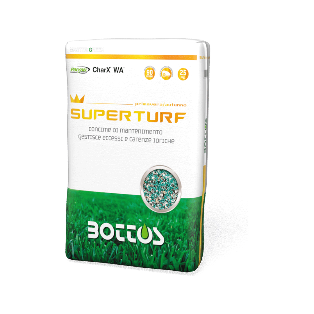 Superturf CharX 22-0-9 Master Green Bottos, sacco da 25 kg