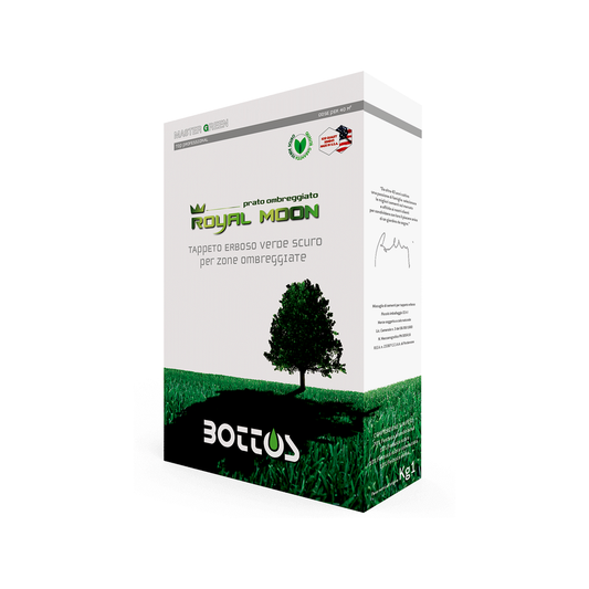 Sementi per prato Royal Moon Master Green Bottos per zone d’ombra, scatola da 1 kg