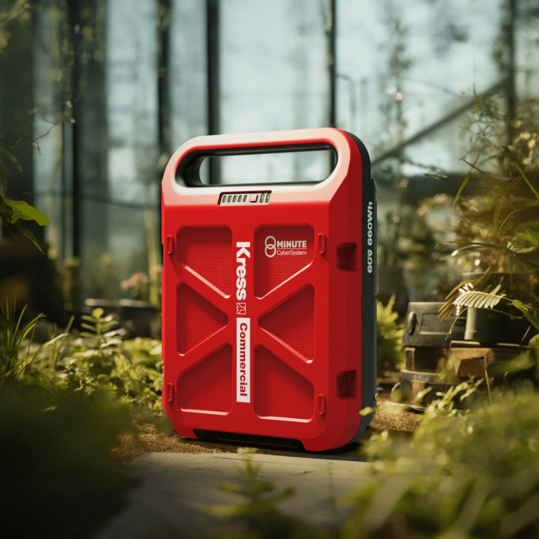 Batteria CyberPack 60V 11Ah KRESS KAC810 in uso