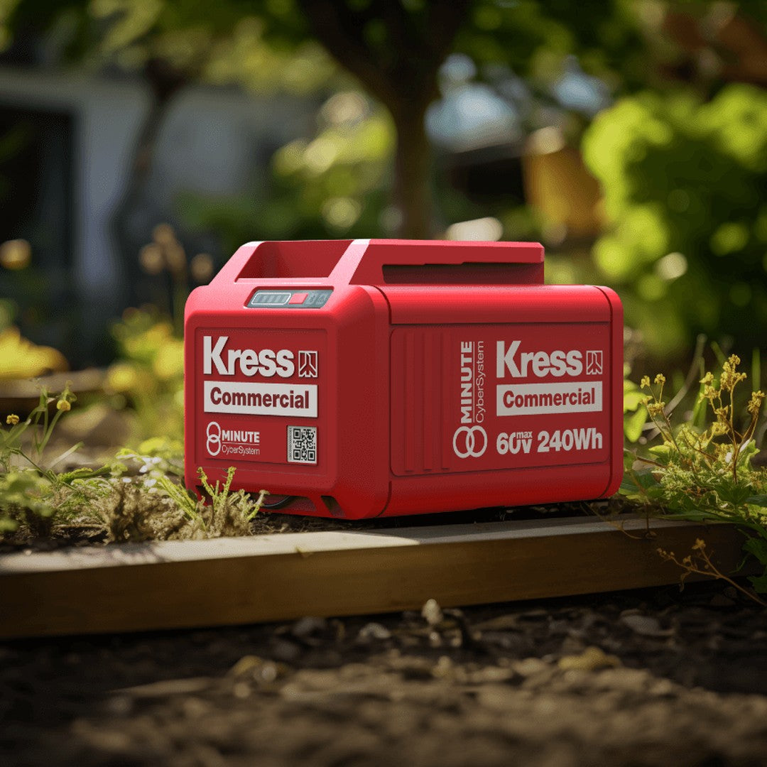 Batteria CyberPack 60V 4Ah KRESS KAC804 in uso