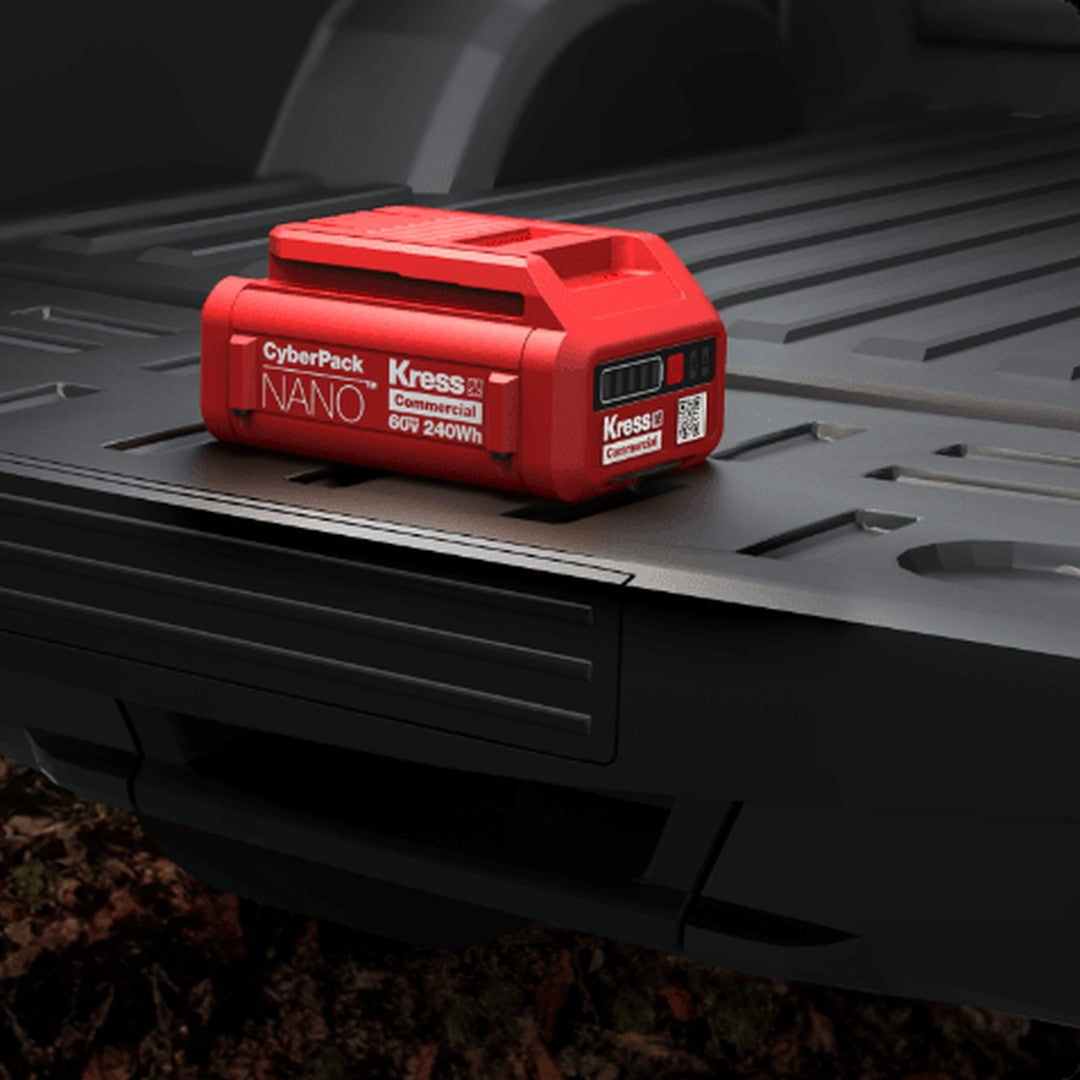 Batteria CyberPack Nano 60V 240 Wh KRESS KAC800 in uso