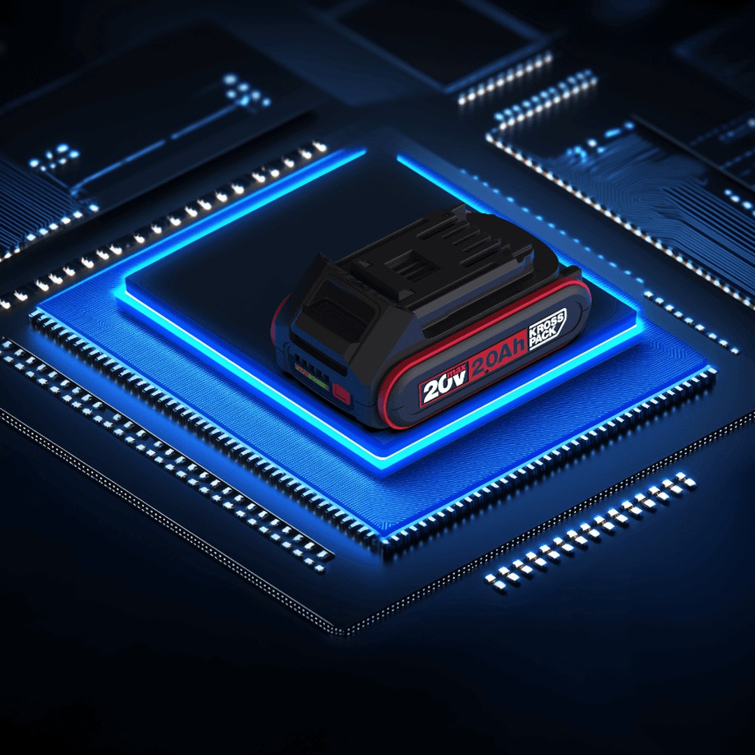 Batteria 20V 2Ah KRESS KAB02 in uso