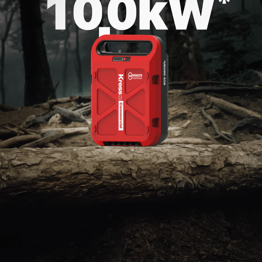 Batteria CyberPack 60V 11Ah KRESS KAC810 in uso